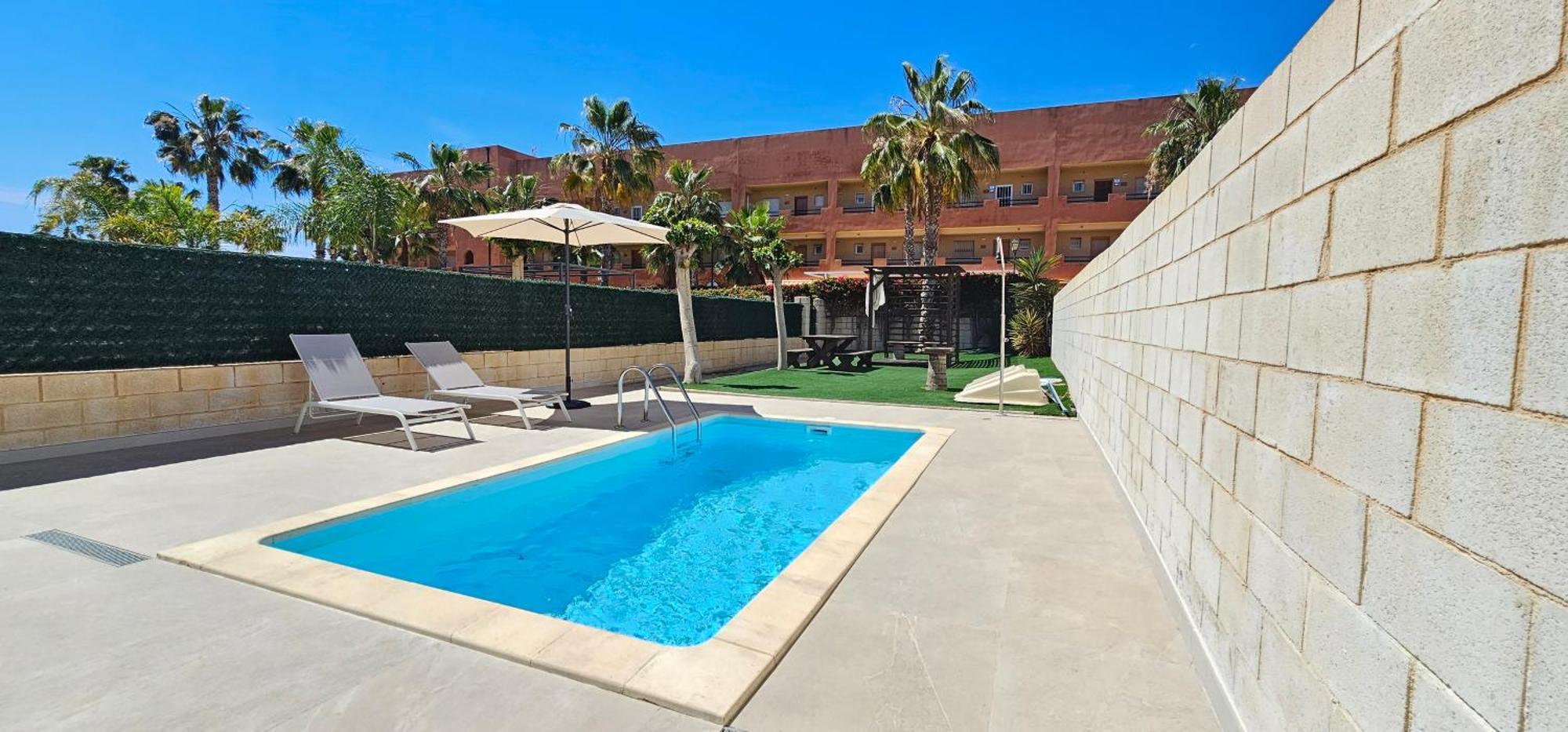 Homes Of Spain, Apartamentos Paraiso Vera Playa, Fatu Hiva, Bajo A Con Piscina Privada En Jardin Privado, Primera Linea De Playa, Wifi Exterior photo